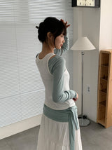 Dasone Sleeveless Layered Tee Set