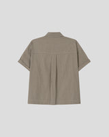 (UNISEX) ファイアマンバックル チェックシャツ