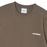25SS フレンチラビットシルエットウーマンショートスリーブTシャツ ココア