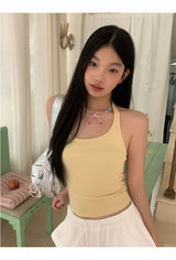 Mint Loose-Fit Layered Sleeveless T-shirt( T + sleeveless set)