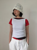 Rose Applique Beanie (2color)
