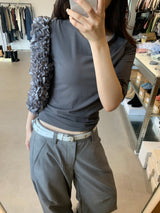 スモーキッドシャーリングショルダーバッグ (3color)
