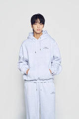 24FW アップサイドダウンロゴナッピングズリーパンツメランジ