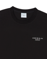 26SS フロッキングベーシックロゴ半袖Tシャツ
