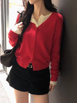 [SHOPPERMADE] Cozy Wool V-neck Knit Cardigan (7color)