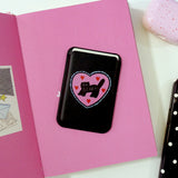 [MADE]Black-Pink Love-Scary Cat Magsafe Cardcase(3 Piece Storage)