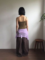 Otti frill button sleeveless top (3color)