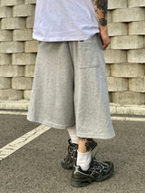 レイヤーピンタックバミューダワイドハーフパンツ2C