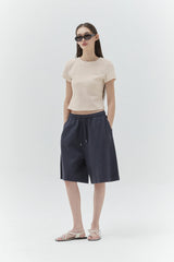 KIRSH PLAIN SLIM FIT T-SHIRT - IVORY