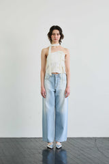 ELFIN SCARF TOP / BEIGE
