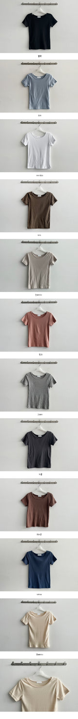 Weekly Slim Fit Basic Short Sleeve Tee