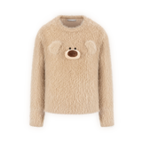13DE MARZO Doozoo Ear Fuzzy Sweater