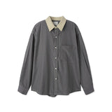 ASCLO Point Collar Stripe Shirt (2color)
