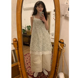 relief flower dress