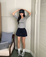 [MADE/6colors] ミルドコットン 4スリーブTシャツ