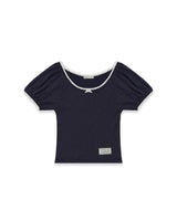 ドットパフTシャツ (ネイビー)