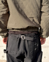 Stellon Cross Embroidery Balloon Pants
