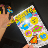 squeeze me❓sticker set (2pcs)
