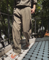 Morris Linen Belted Wide Slacks
