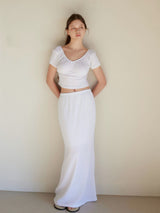 LINDA ROSE T-SHIRT / WHITE