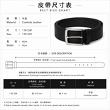 Obsidian Minimal Buckle Belt