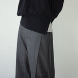 layer button knit