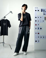 PATCH POCKET COTTON SWEAT PANTS GREY for men