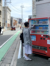 ユーホーリネンチェックシャツ