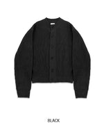 クルー ハジ クロップ カーディガン