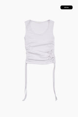 Lumi side shirring sleeveless