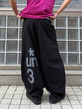 Untitled シンボルバルーンスウェットパンツ Black