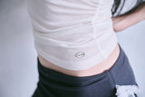 [MADE] Zanne Nouvel Ribbon U-Neck Lace T (Wore by Fromis-9)