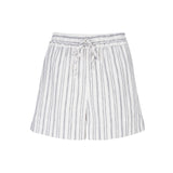 SNOWDROP linen shorts [st.black]