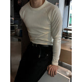 [MUSCLE FIT] Raglan golgi slim t-shirts(5color)