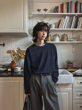 Roei Uネックデッキニット