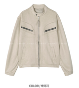 Underbar YKK Two-Way Single Suede Jacket