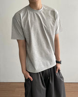 デロショルダーシームショートスリーブTシャツ