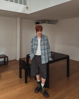 Spud Two-Pintuck Bermuda Slacks