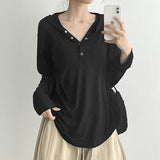Ribbed hoodie snap hoodie (4 colors)
