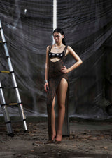 NONE Tanktop Split Thigh Maxi Dress