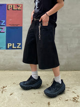 Deep Dying Double Carpenter Bermuda Pants 2C