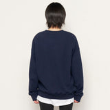 UNISEX EARTH Graphic Over Sweat [NAVY]