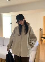 Cutter Cotton Hood Bomber Jacket