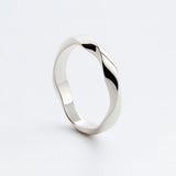 SVR-605 Kang Daniel Worn Silver 92.5 Twist Silver Ring Couple Ring Friendship Ring