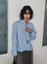 Russo Stripe Crop Shirt