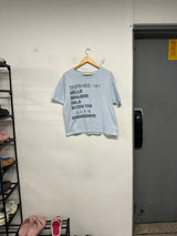 ボンジュハイレターセミクロップベーシックフィットショートスリーブTシャツ5カラー