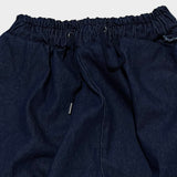グランジロールアップデニムパンツ_ブルー
