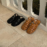 NET WIVING STRAP BANDING SANDAL (2COLORS!)