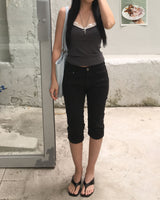 Lace sleeveless