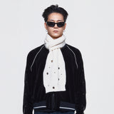 (DUC) Eyelet Stud Muffler White